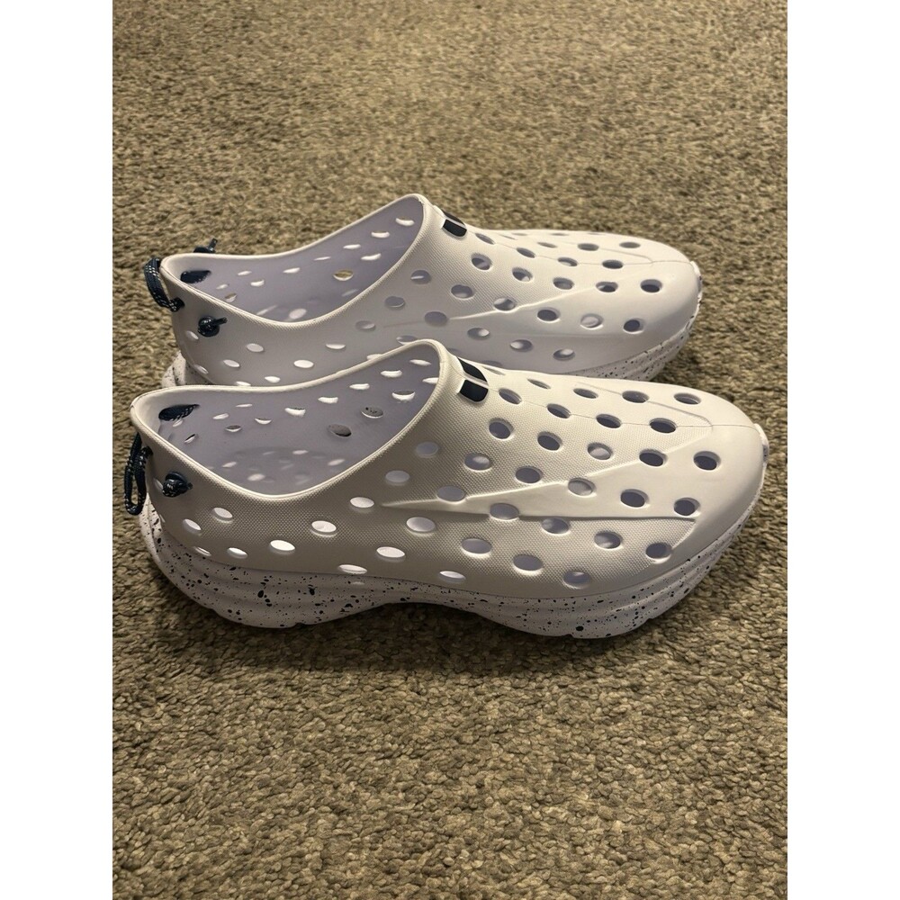 KANE Revive Recovery Shoes White EVA Vent Holes Mens 8 Womens 10 Slip On